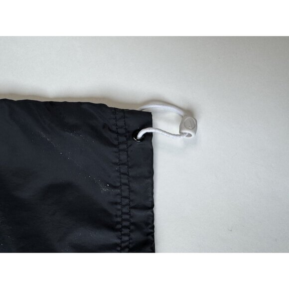 Vintage Nike Track Pants Womens Large Zip Off Leg Bottom Windbreaker Silver Tag - Picture 7 of 10